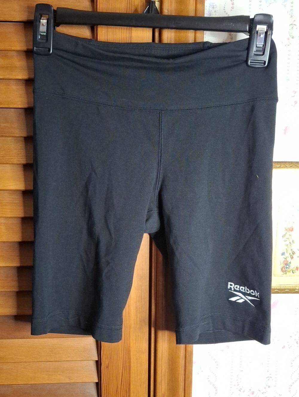 Reebok Black Bicycle Shorts XS NWT